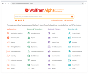 WolframAlpha