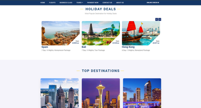 CHECKNFLY HOLIDAYS DEALS