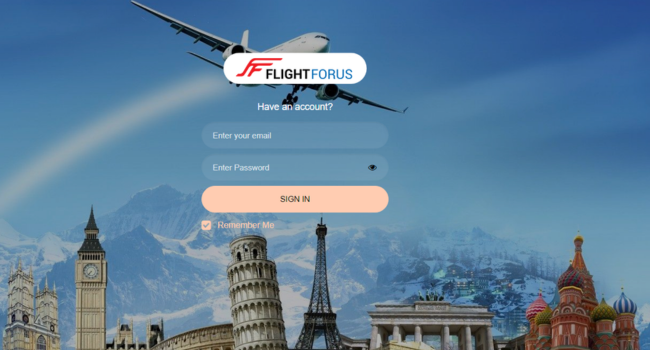 Flightforus back office login